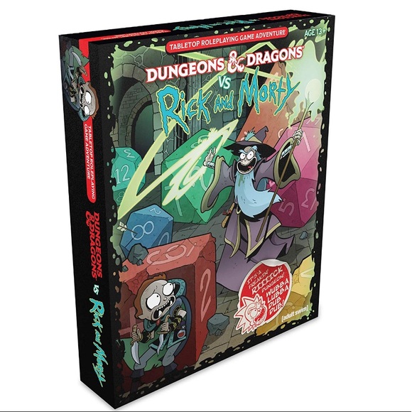 Dungeons & Dragons vs Rick and Morty Tabletop GAME - Picture 2 of 7